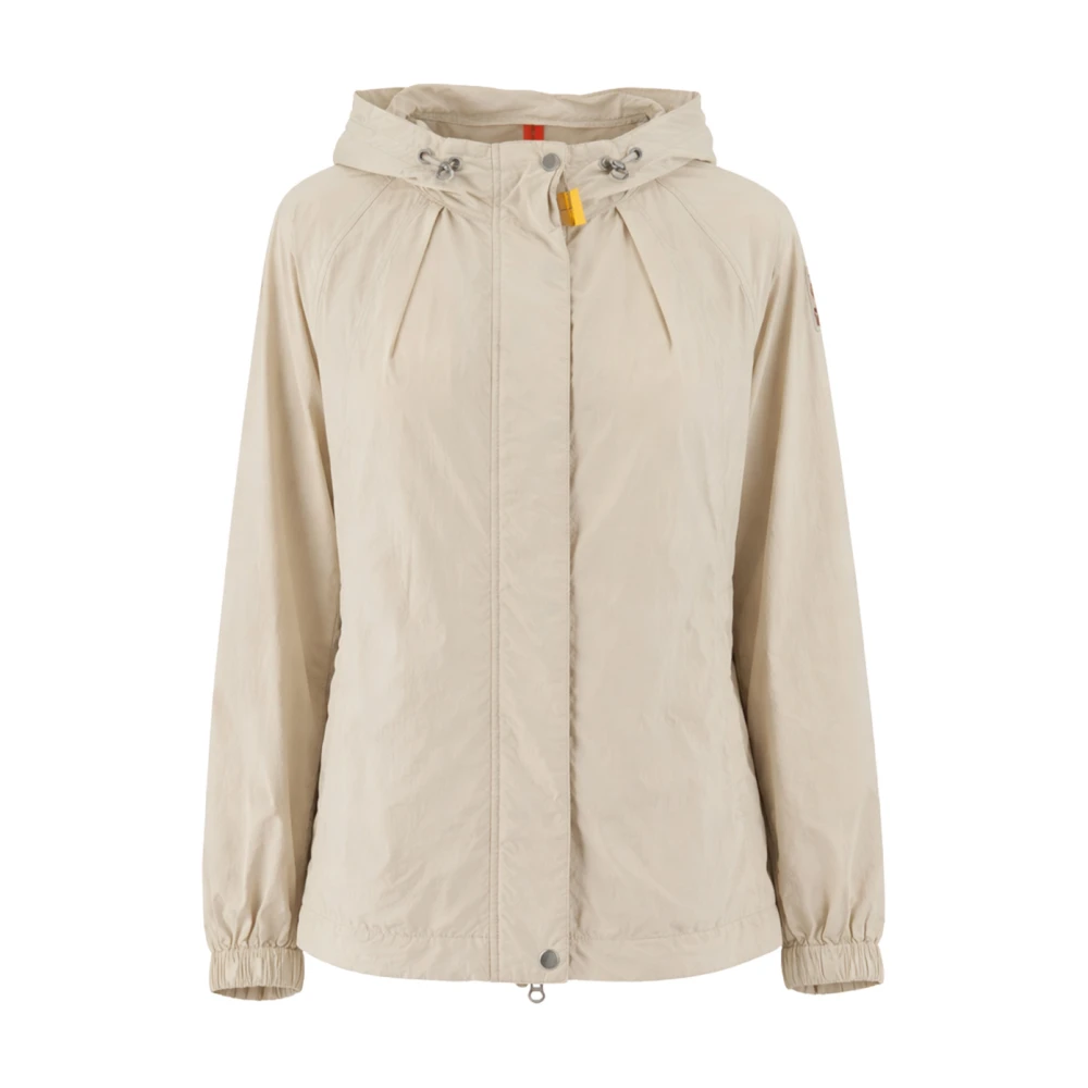 Parajumpers Women's Beige Light Jackets, Xs, Rain Jacket
