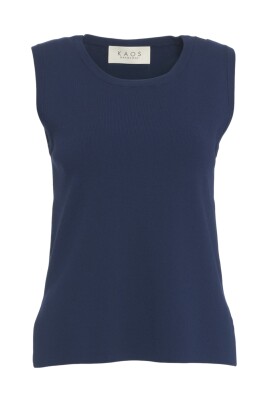 blue-sleeveless-knit-top-with-logo-patch