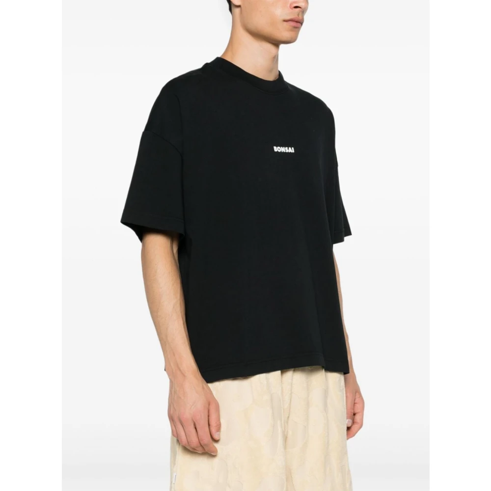 Bonsai Zwarte T-shirts en Polos Black Heren