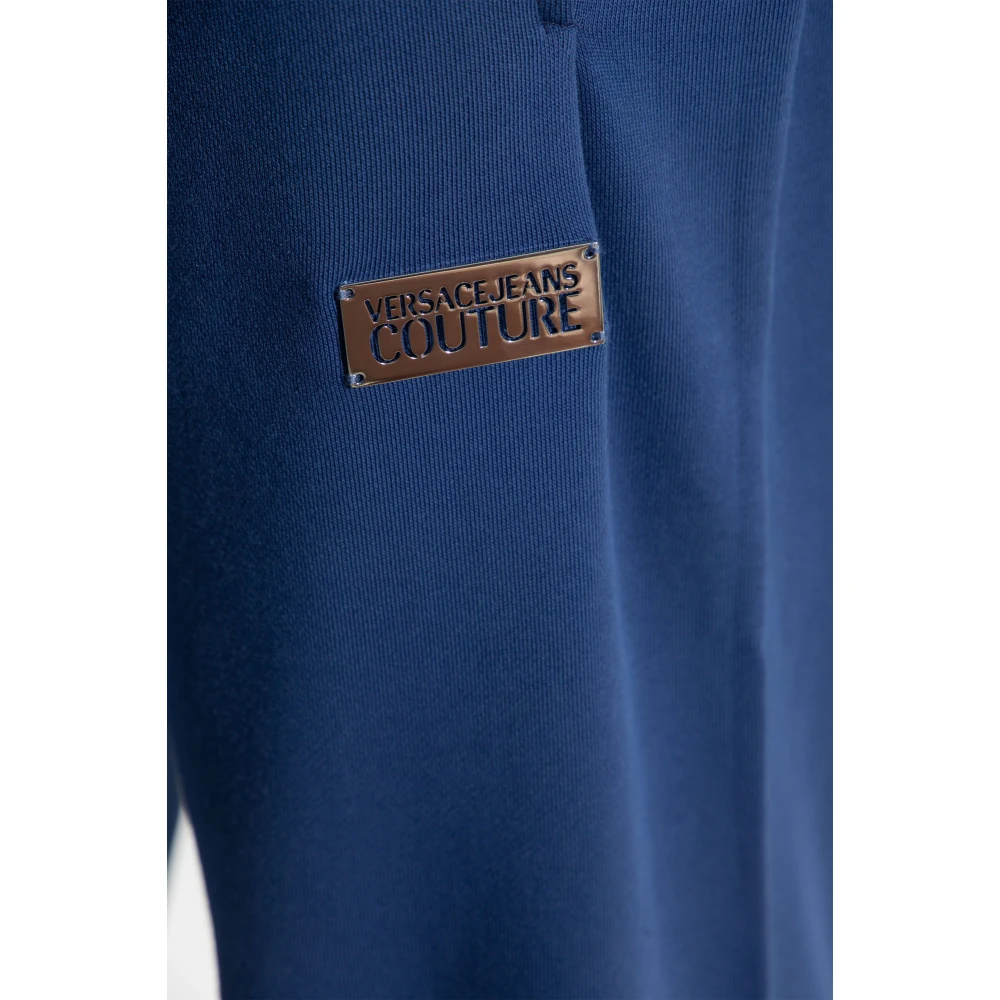 Versace Jeans Couture Sweatpants Blue Heren