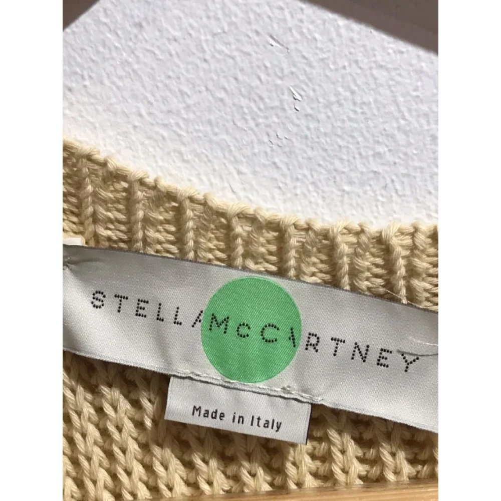 Stella McCartney Pre-owned Cotton dresses Beige Dames