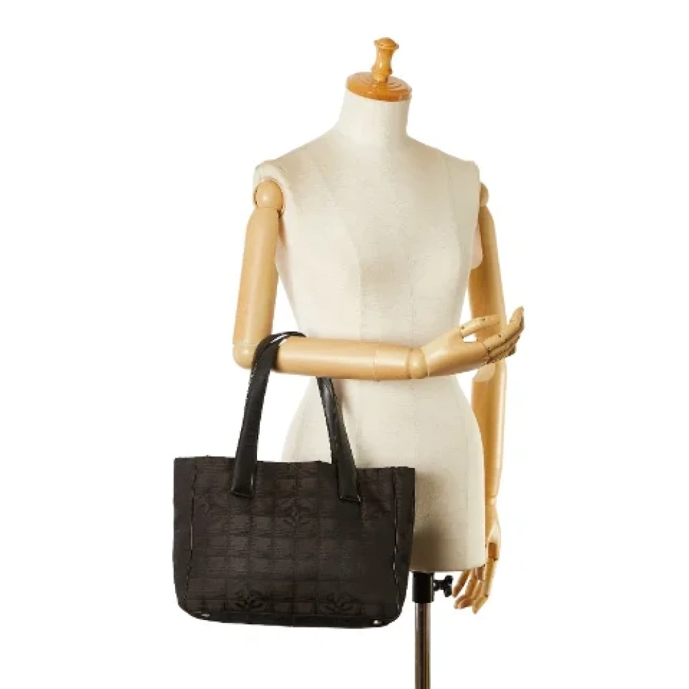 Chanel Vintage Pre-owned Canvas chanel-bags Brown Dames
