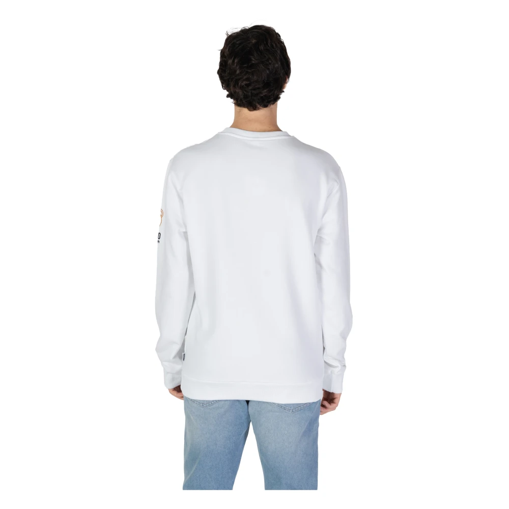 Moschino Heren Sweatshirt Herfst Winter Collectie White Heren