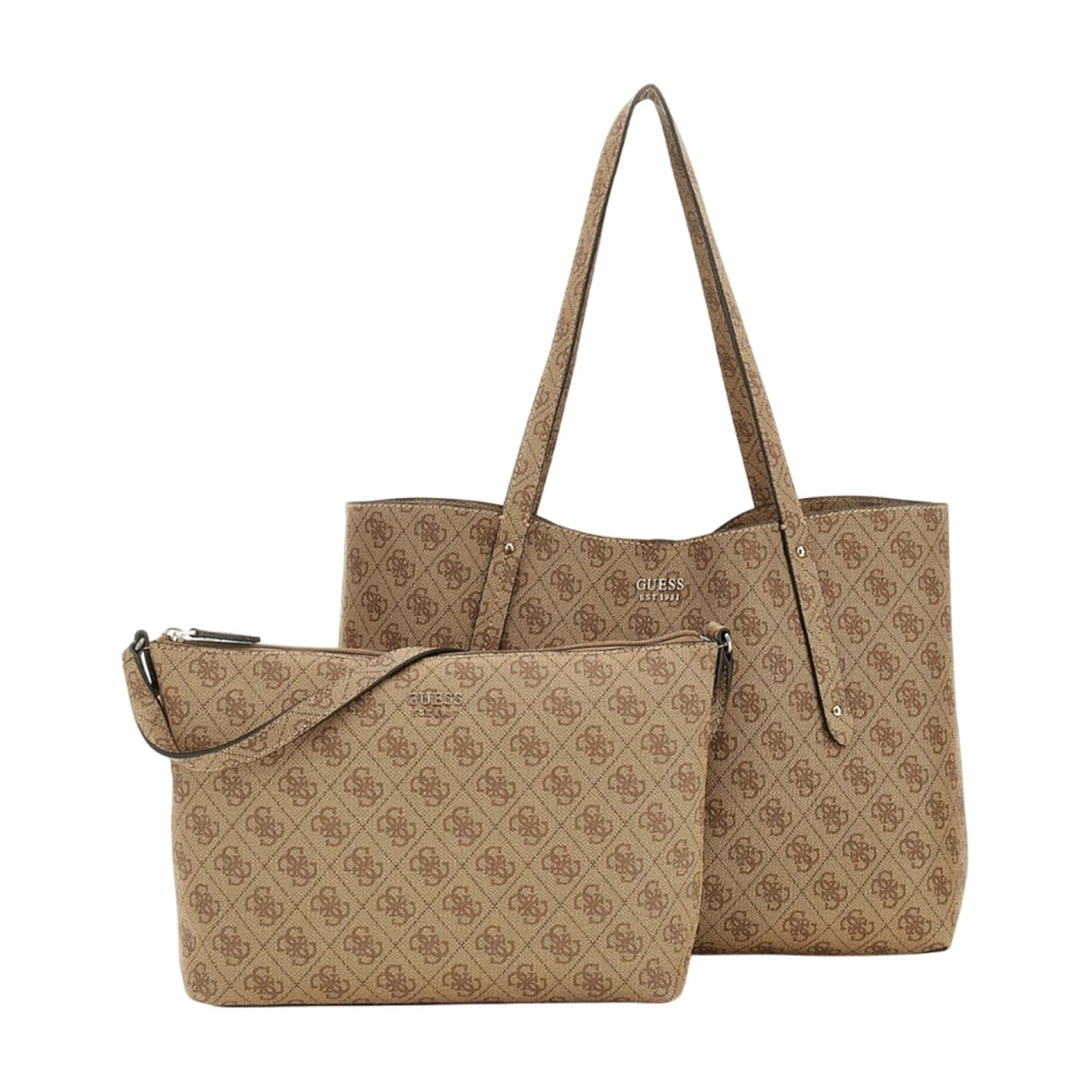 Guess Beige Synthetische Dames Shopper Beige Dames