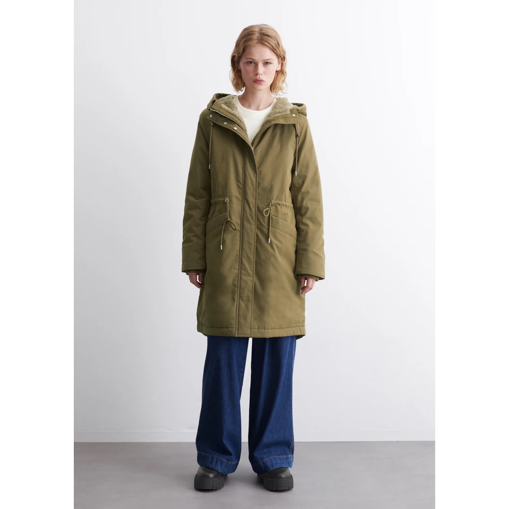 Marc O'Polo Relaxte capuchon parka Beige Dames