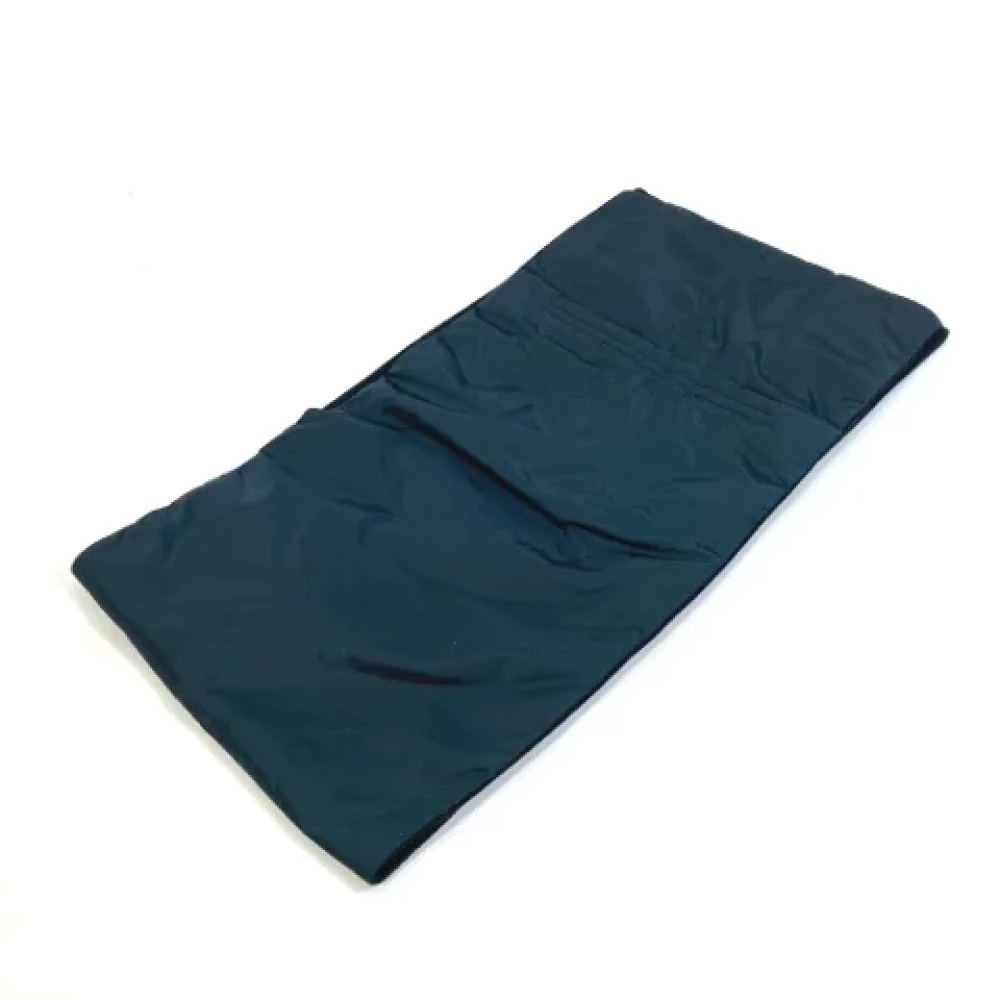 Prada Vintage Pre-owned Fabric scarves Blue Dames