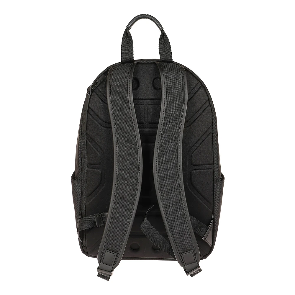 Premiata Zwarte Nylon Rugzak met Iconisch Logo Black Heren