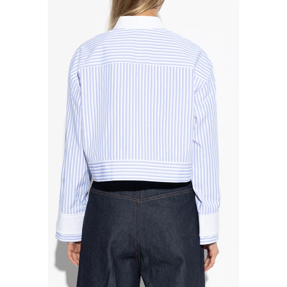 Munthe Shirt met streepmotief Blue Dames
