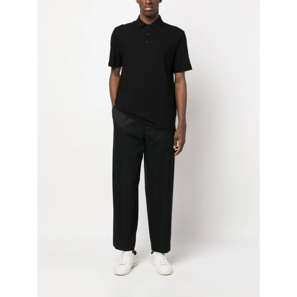 Herno Polo Shirt Black Heren