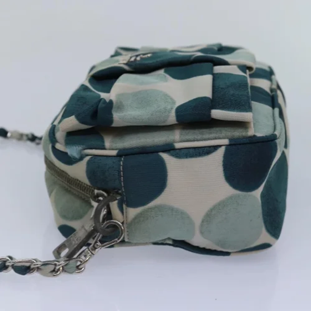 Prada Vintage Pre-owned Leather prada-bags Blue Dames