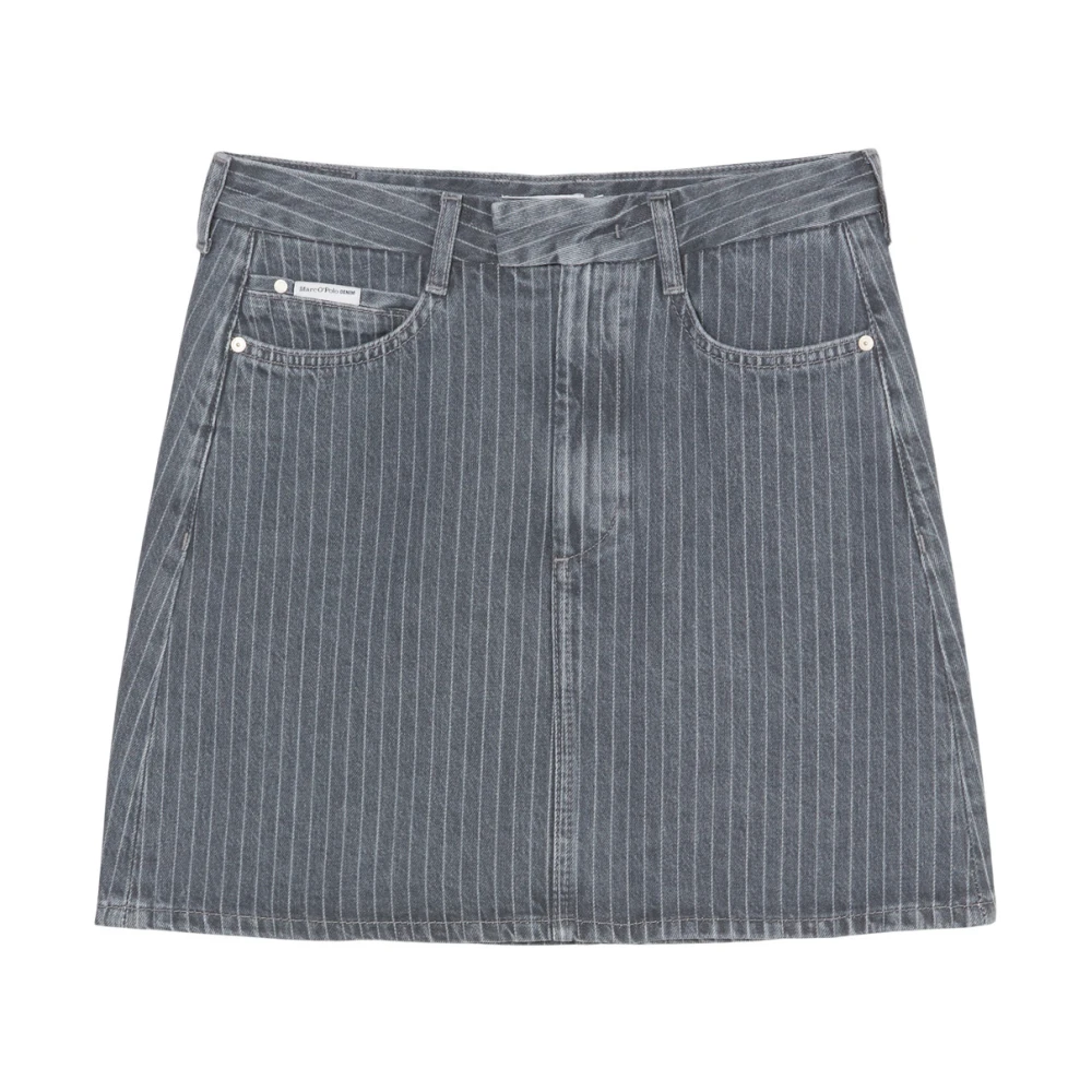 Marc O'Polo Gewone denim minirok Gray Dames