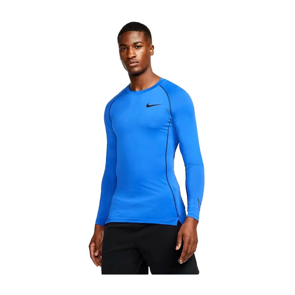 Nike - Tops manches longues d'entraînement - Bleu -