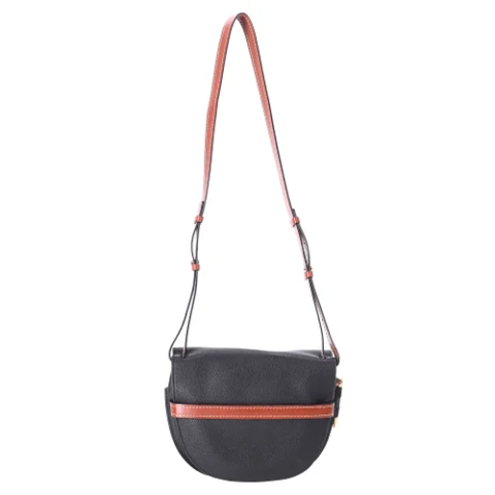 Loewe Pre-owned Leather shoulder-bags Black Dames
