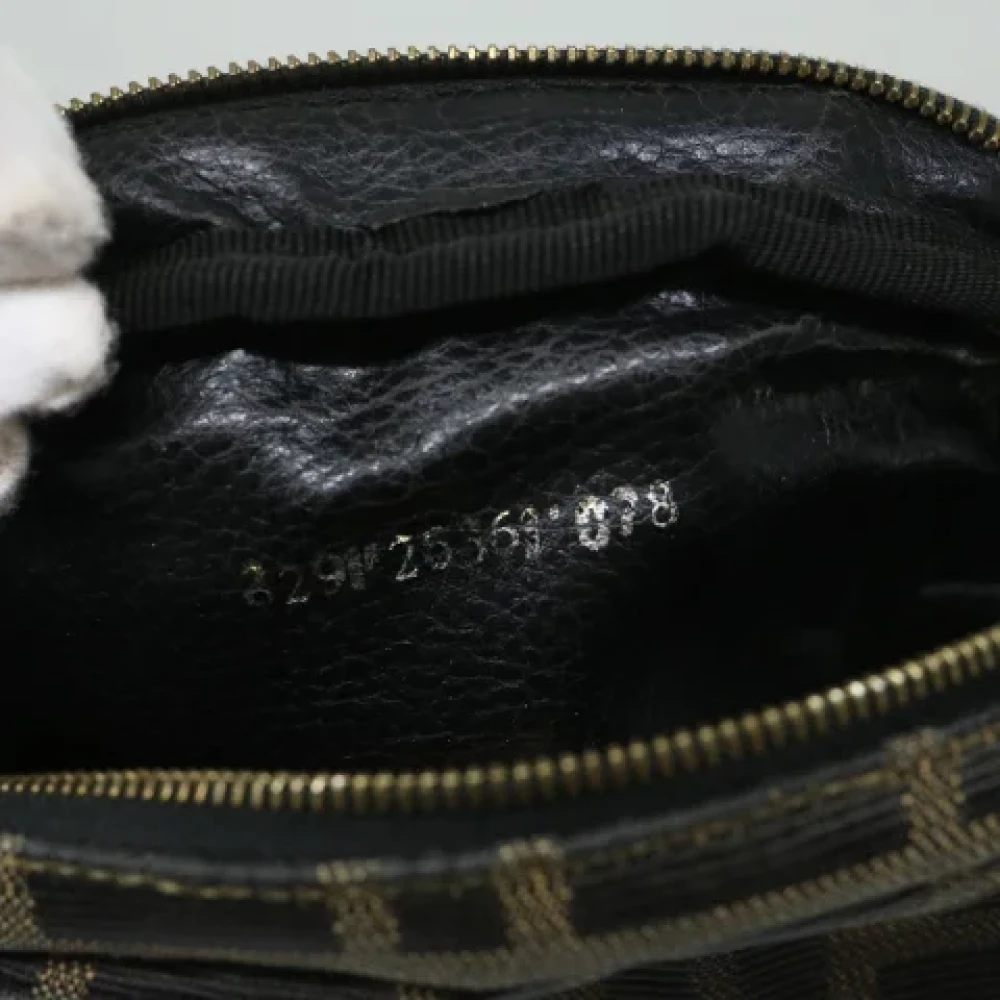 Fendi Vintage Pre-owned Canvas pouches Brown Dames