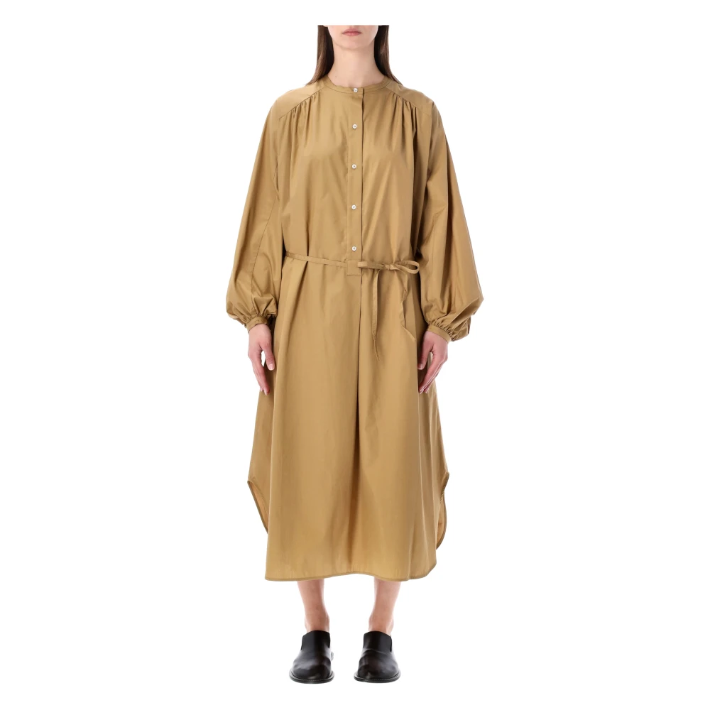 Loulou Studio Women's Beige Vitti Poplin Dress