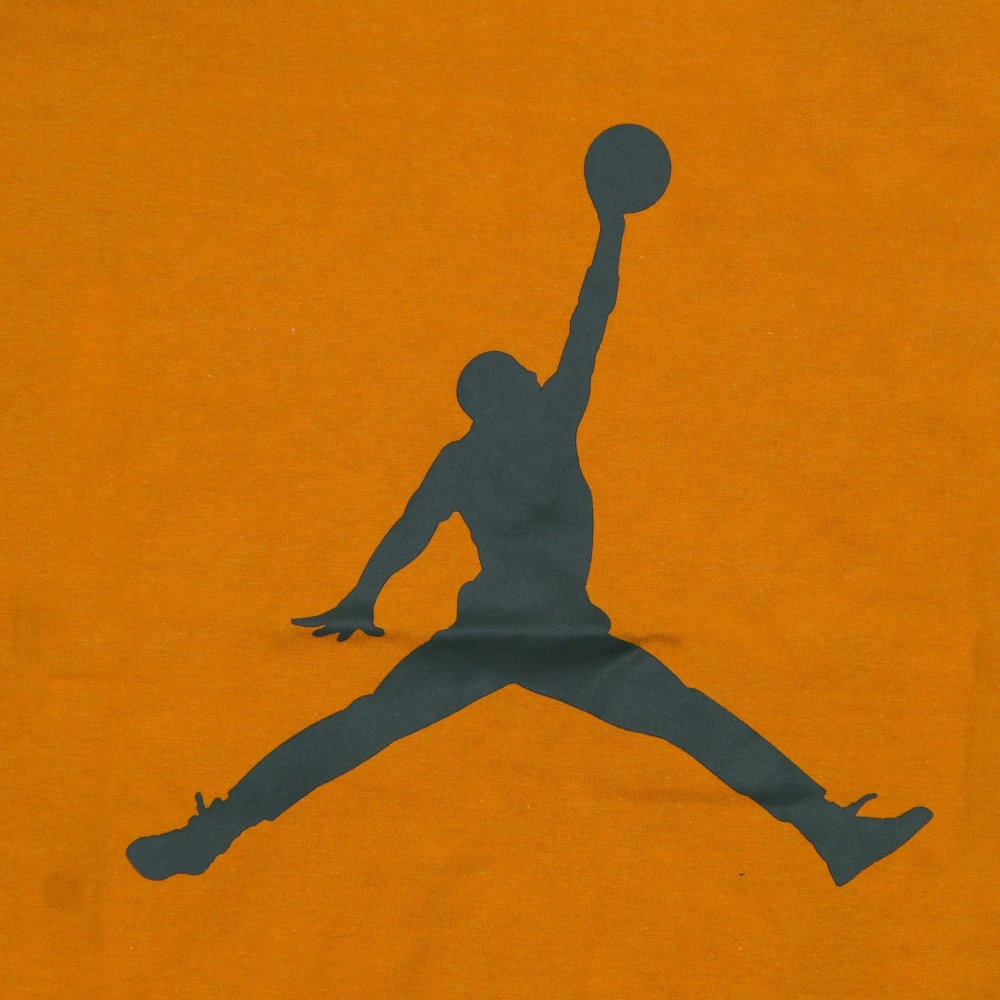 Jordan Jumpman Crew T-shirt Licht Curry Olijf Orange Heren