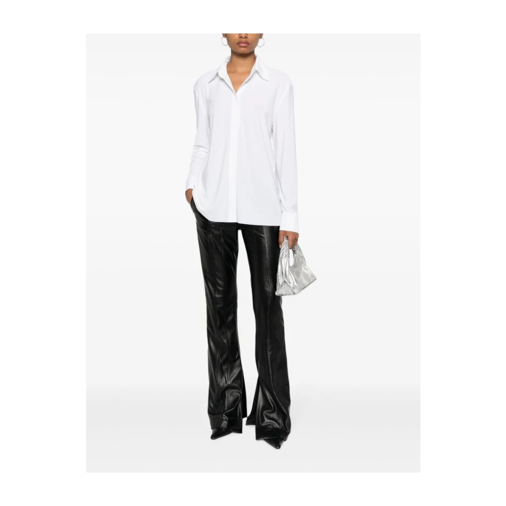 Norma Kamali Stijlvolle NK Shirt Collectie White Dames