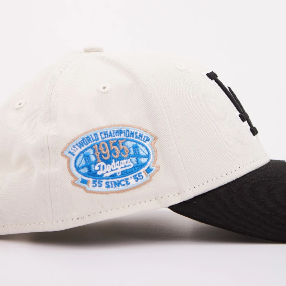 new era Los Angeles Dodgers Zwarte Baseballpet Beige Heren