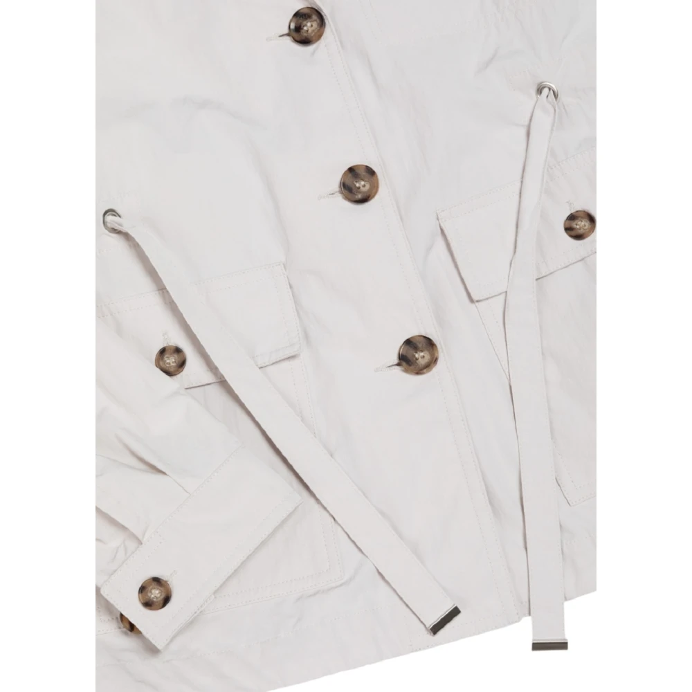 Colmar Elegante Beige Safari Jas Vrouwen Gray Dames
