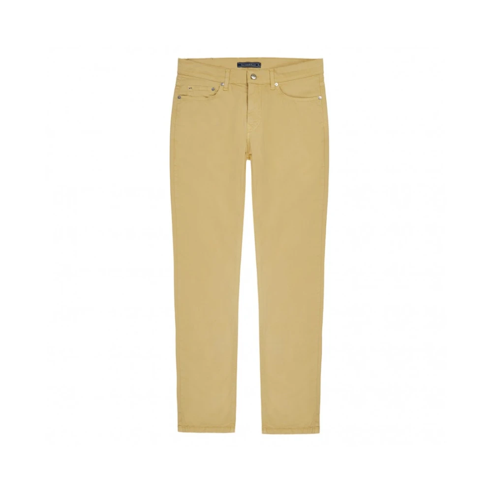 Harmont & Blaine Comfortabele katoenen gabardine 5-pocket broek Beige Heren