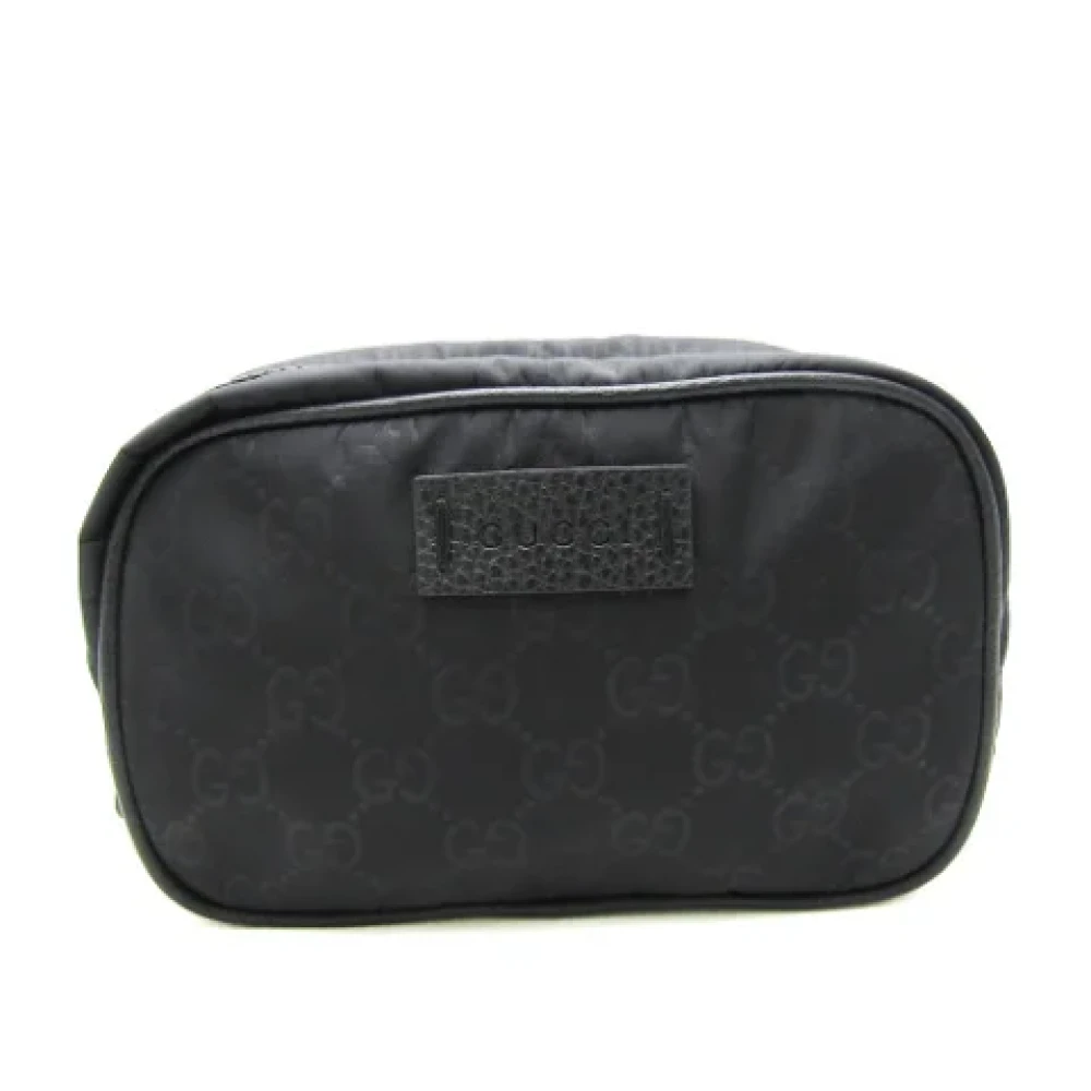 Gucci Vintage Pre-owned Nylon gucci-bags Black Dames