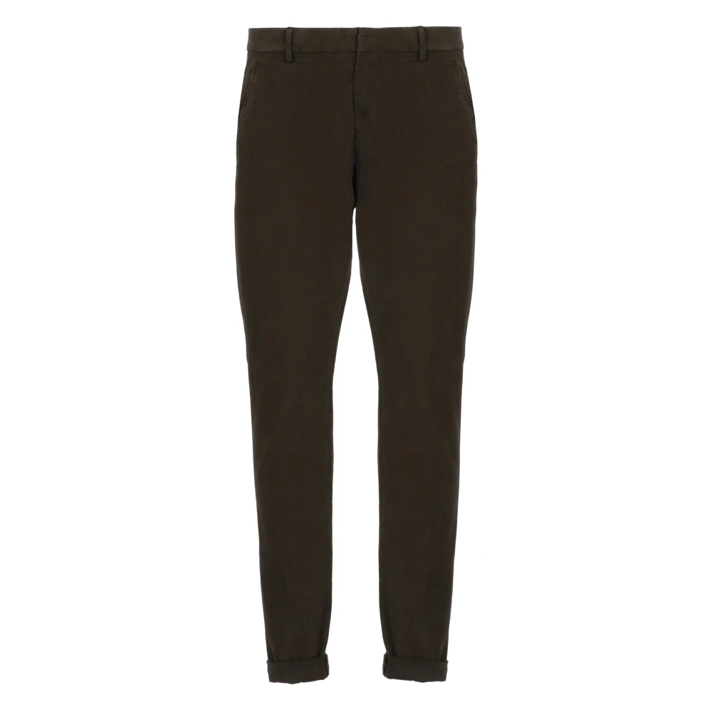 Dondup Bruine Katoenen Herenbroek Brown Heren
