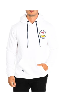 Huvtröja med broderad logotyp