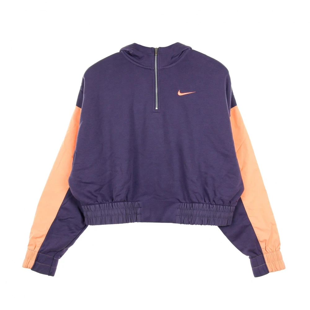 Nike Korte hoodie met Icon Clash ontwerp Purple Dames