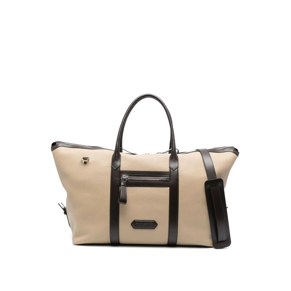 Beige Bum Bag med Top Glidelås