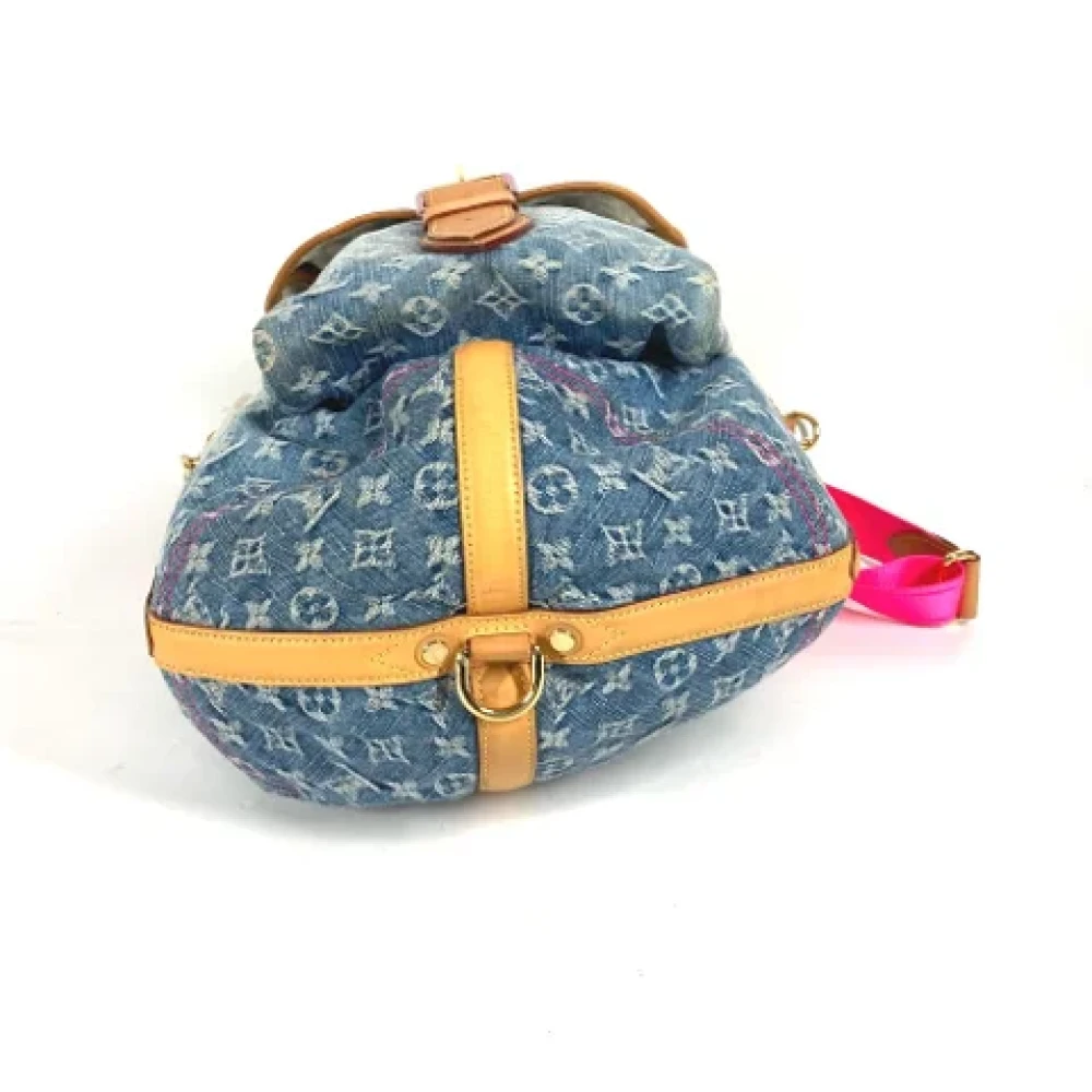 Louis Vuitton Vintage Pre-owned Denim louis-vuitton-bags Blue Dames