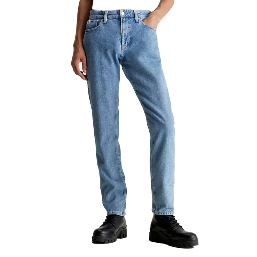Calvin Klein Straight Jeans Blue Heren