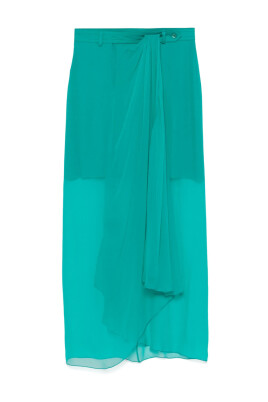 teal-green-side-button-skirt