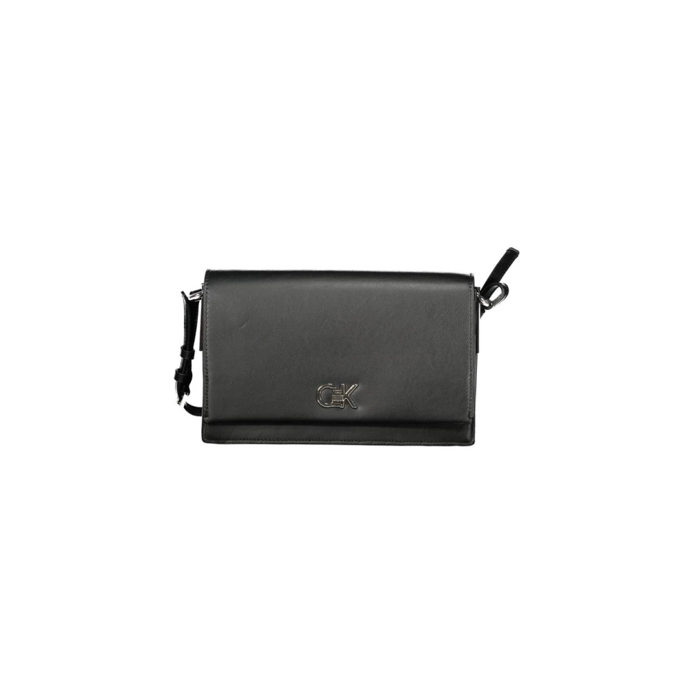 Calvin Klein Women's Black Handbag With Adjustable Shoulder Handle