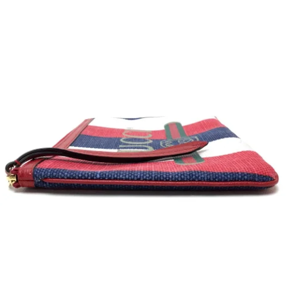 Gucci Vintage Pre-owned Cotton gucci-bags Blue Dames