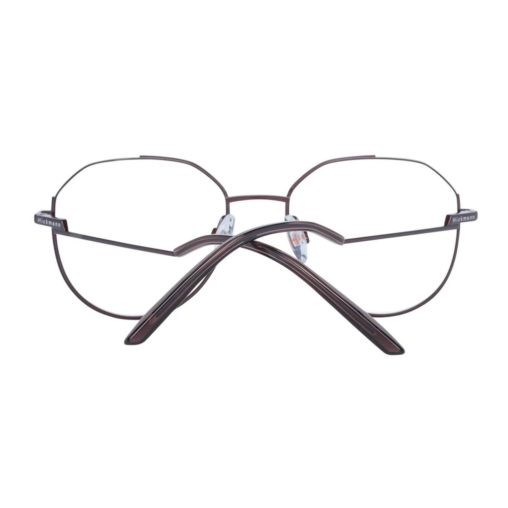 Ana Hickmann Bruine Metalen Ronde Optische Frames voor Vrouwen Brown Dames