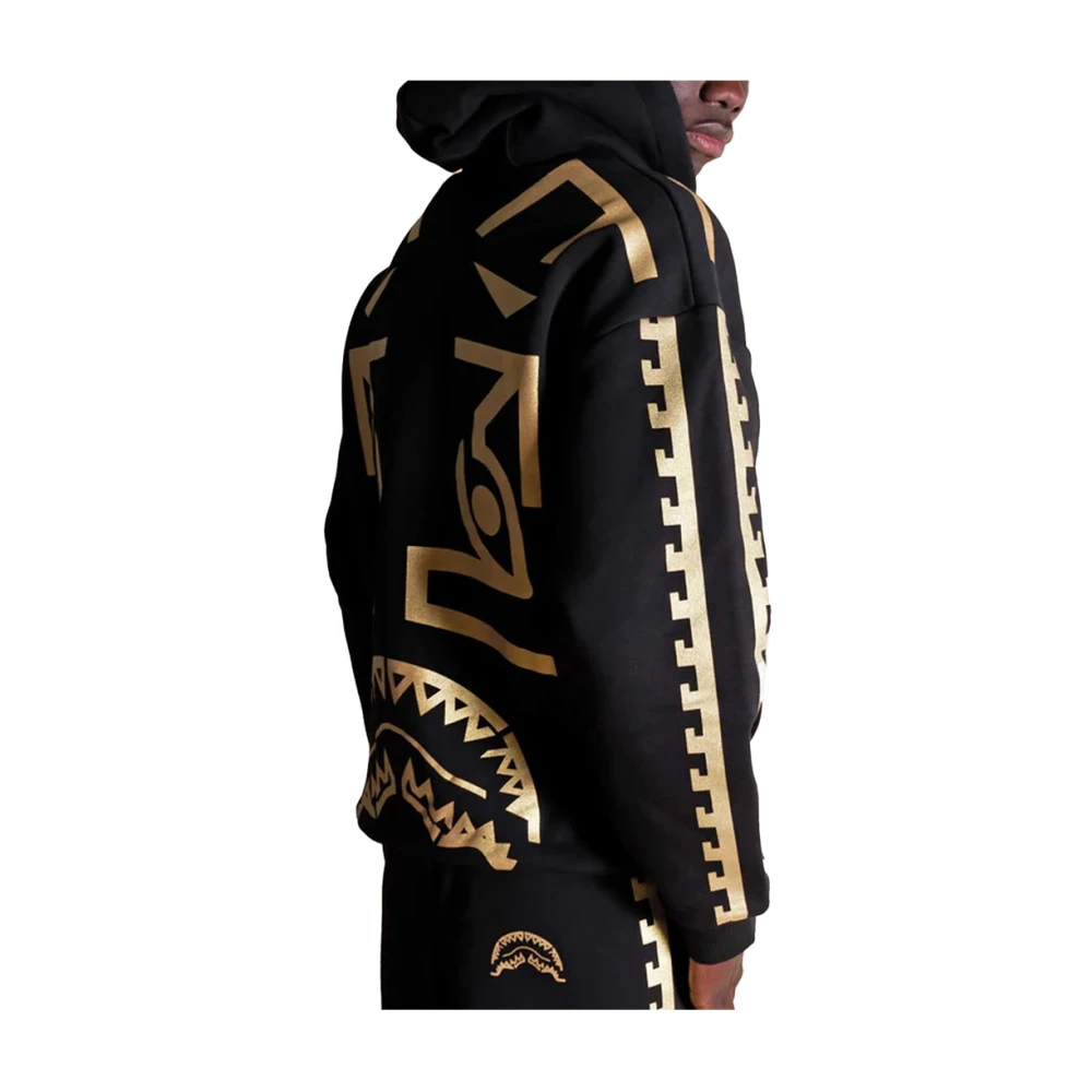 Sprayground Zwarte Grafische Trui Black Heren