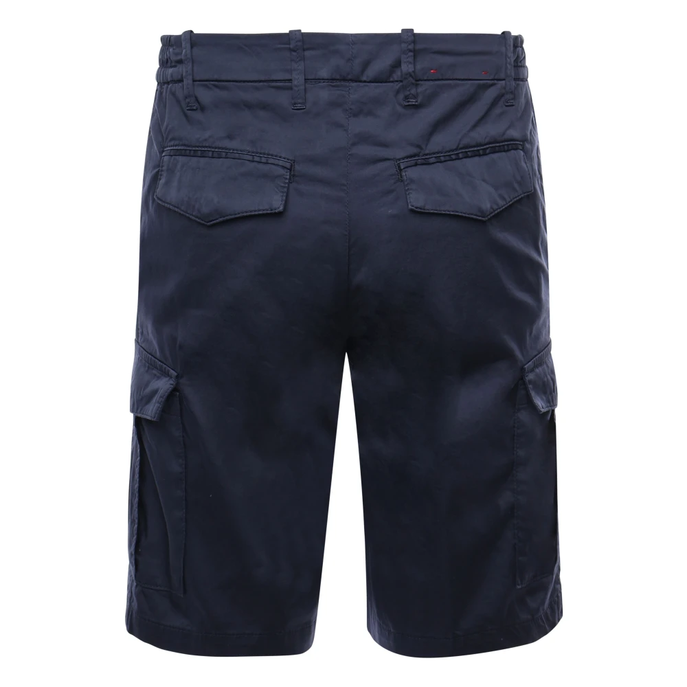 Eleventy Cargo Bermuda Shorts Blauw Katoen Blue Heren