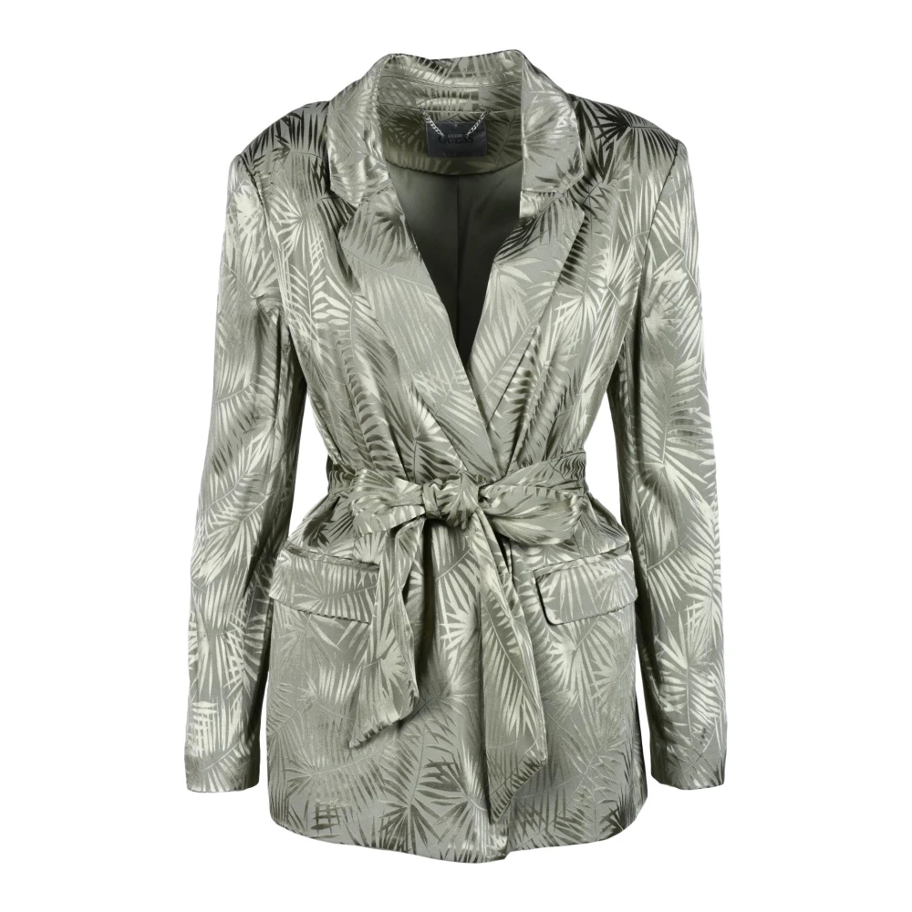 Guess Stijlvolle Jas in Viscose Spandex Mix Green Dames