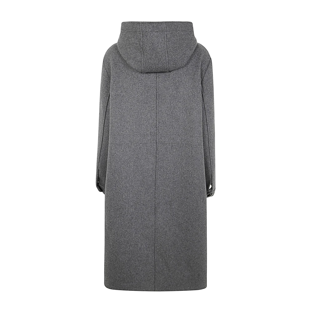 Semicouture Grijze Vincent Coat Elegante Wintermode Gray Dames