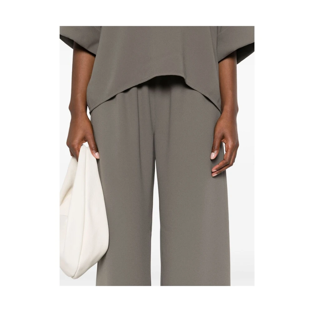 Mark Kenly Domino Tan Groene Elastische Taillebroek Gray Dames