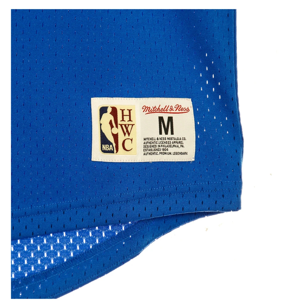 Mitchell & Ness Korte mouwen capuchon mesh sweatshirt NBA Blue Heren