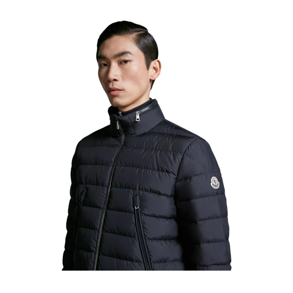 Moncler Korte Donsjas Blue Heren