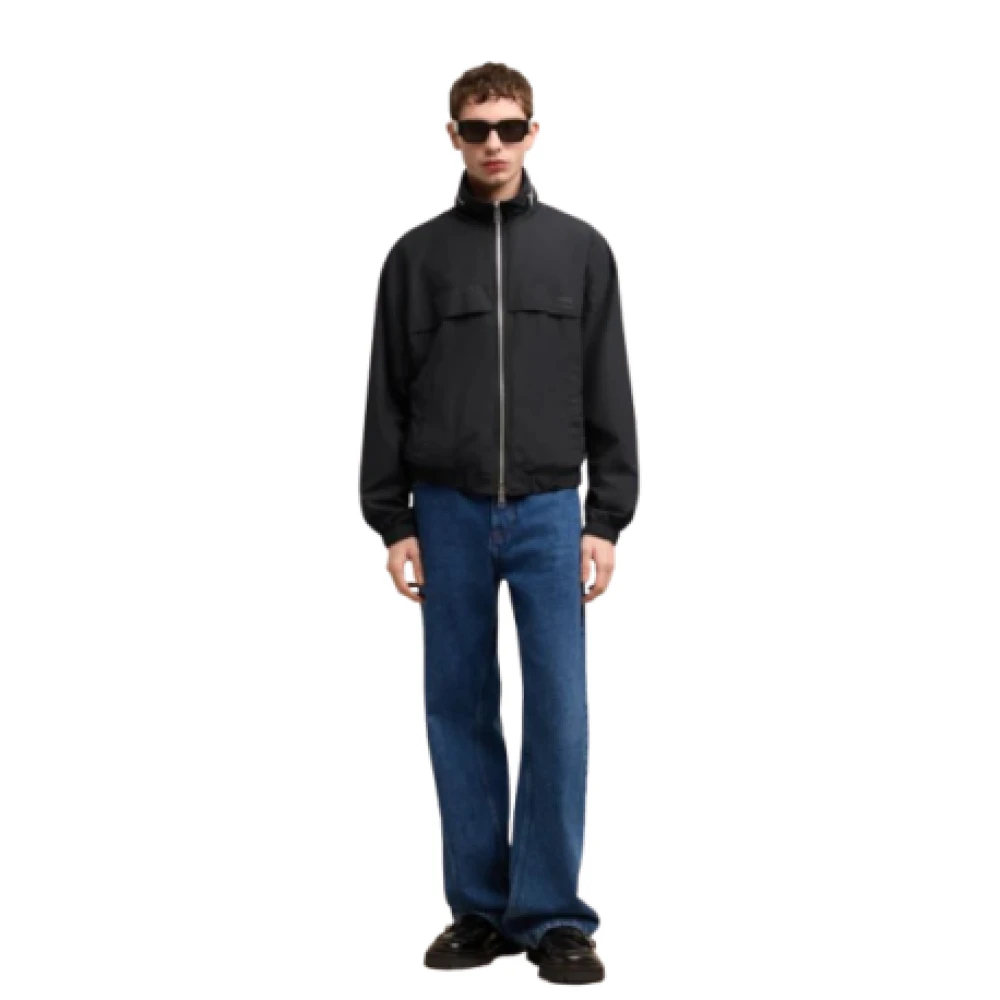 Ami Paris Stijlvolle windjack Black Heren