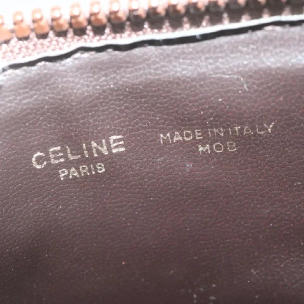 Celine Vintage Pre-owned Canvas clutches Brown Dames