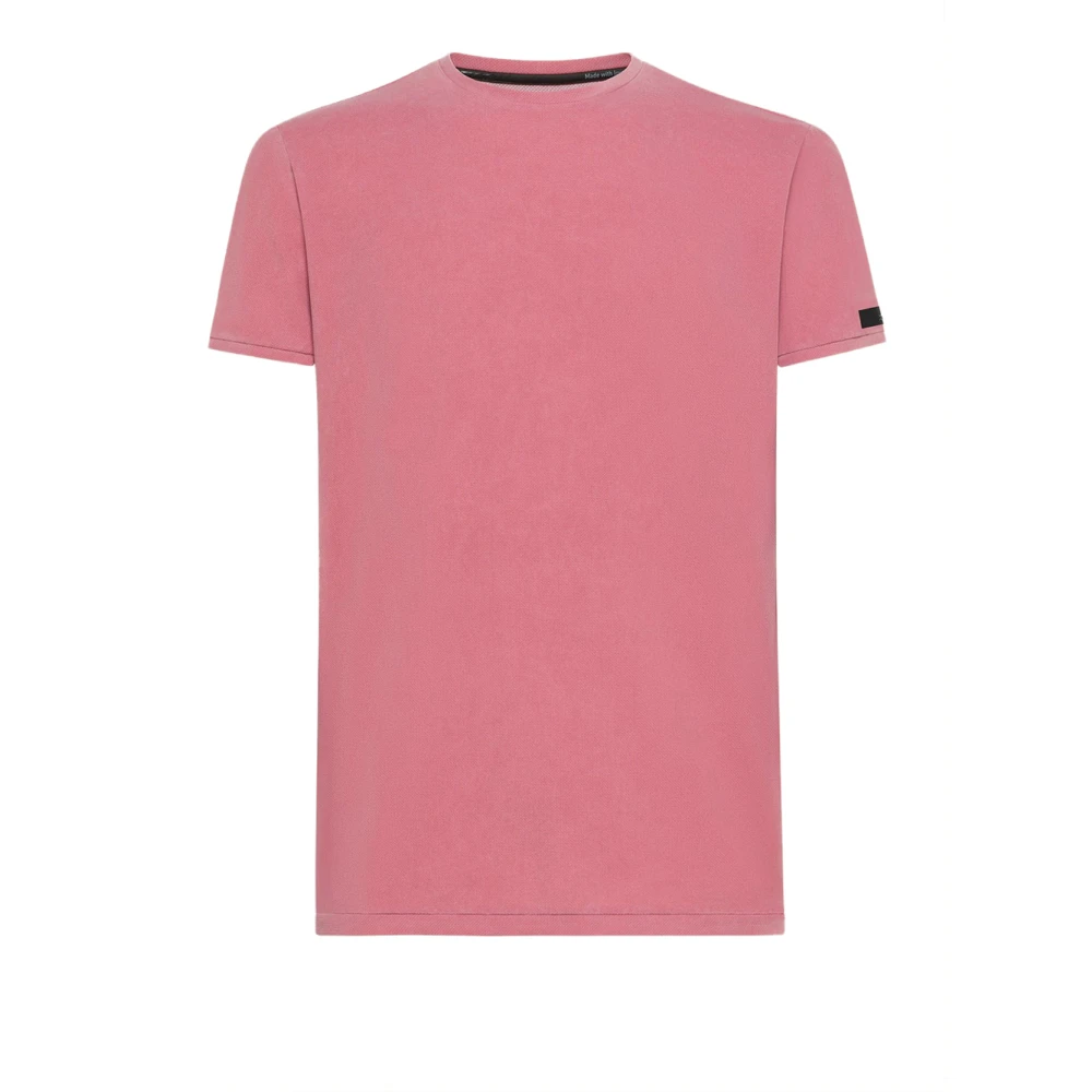 Rrd Men's Pink T-Shirts, 2XL, Techno Wash Piqué T-Shirt