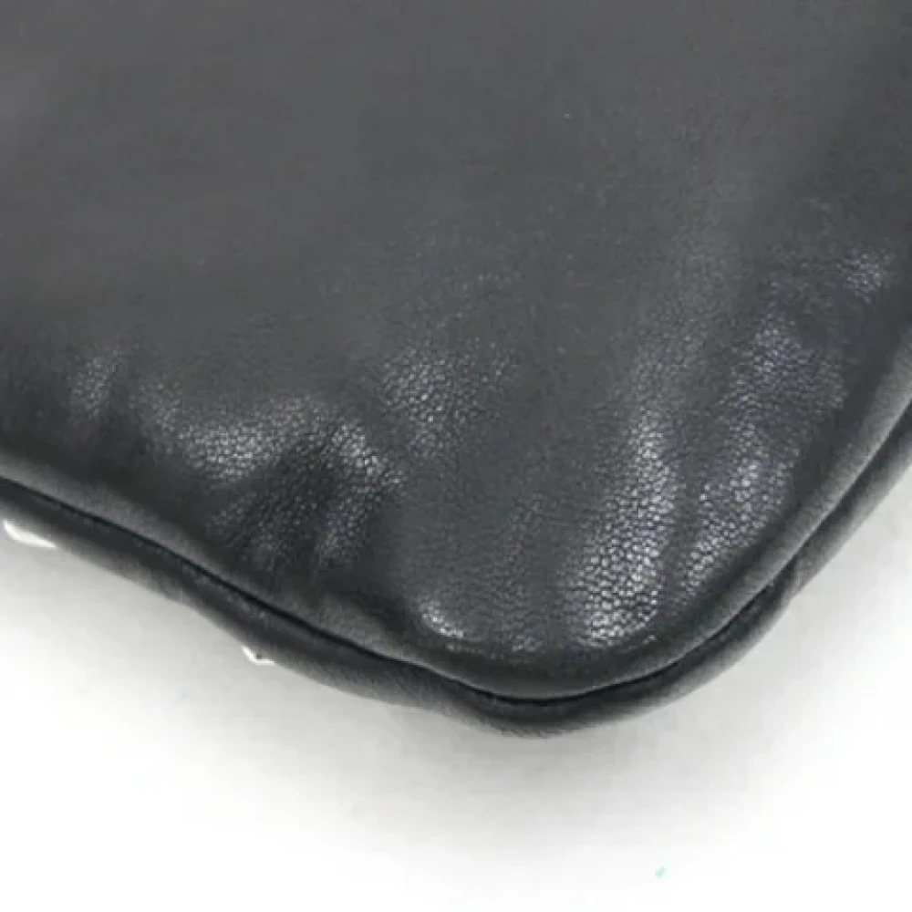 Jimmy Choo Pre-owned Leather clutches Black Dames