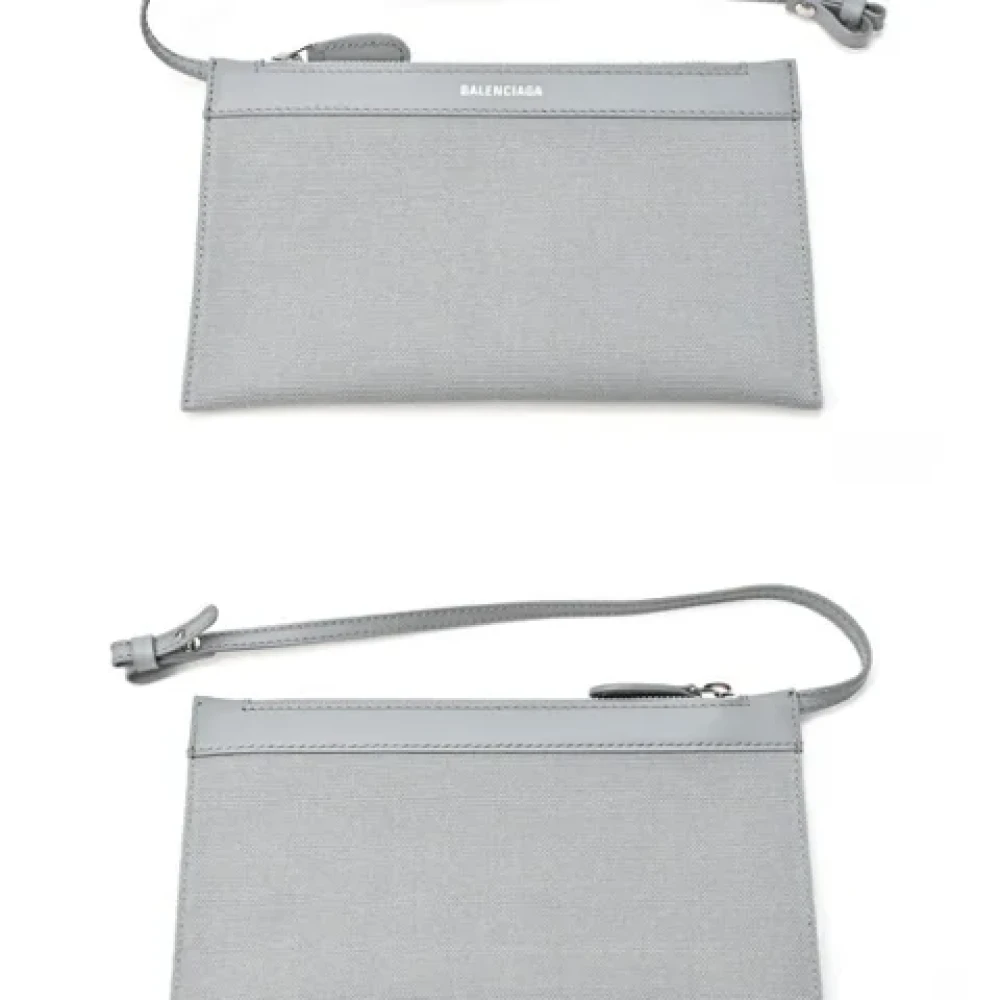 Balenciaga Vintage Pre-owned Canvas handbags Gray Dames