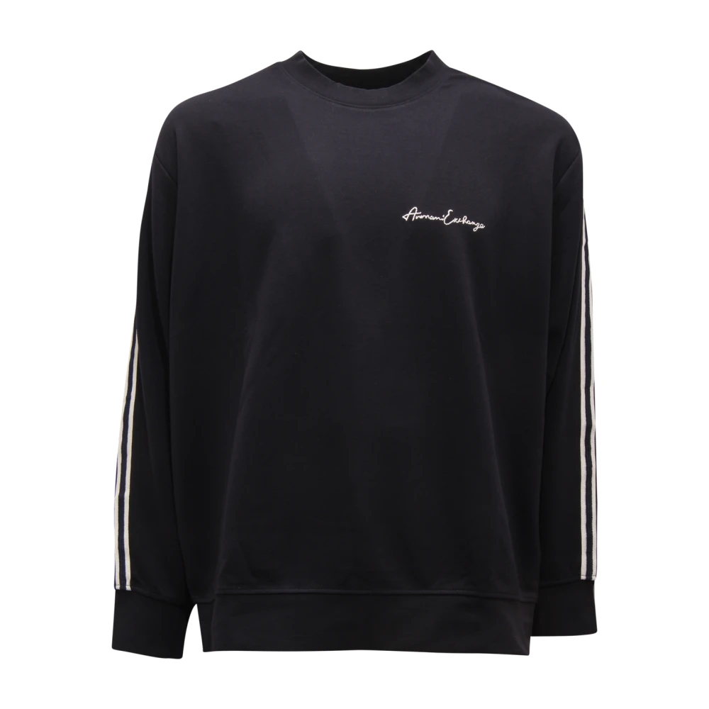 Armani Men's Blue Felpa Exchange Sweatshirt