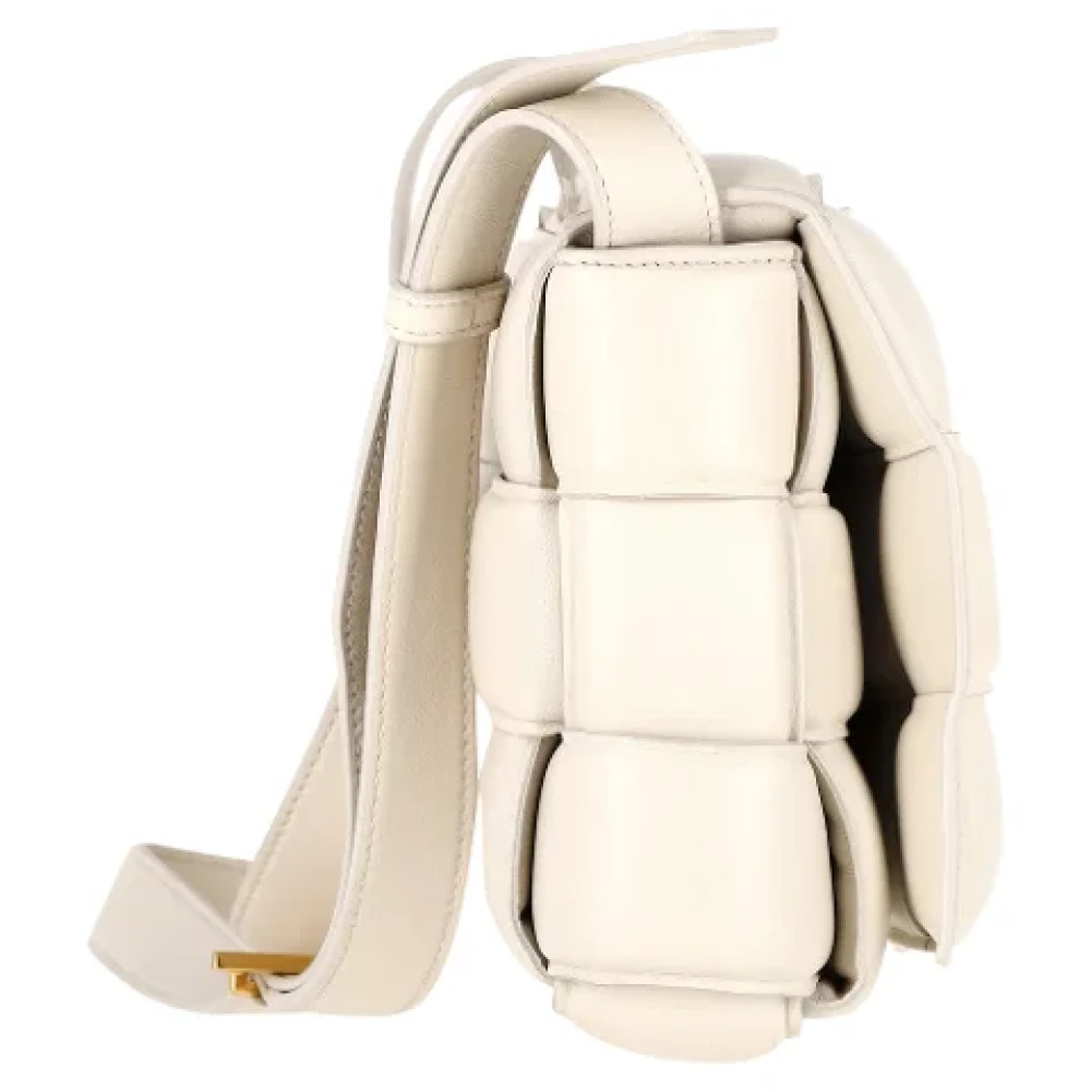 Bottega Veneta Vintage Pre-owned Leather shoulder-bags White Dames