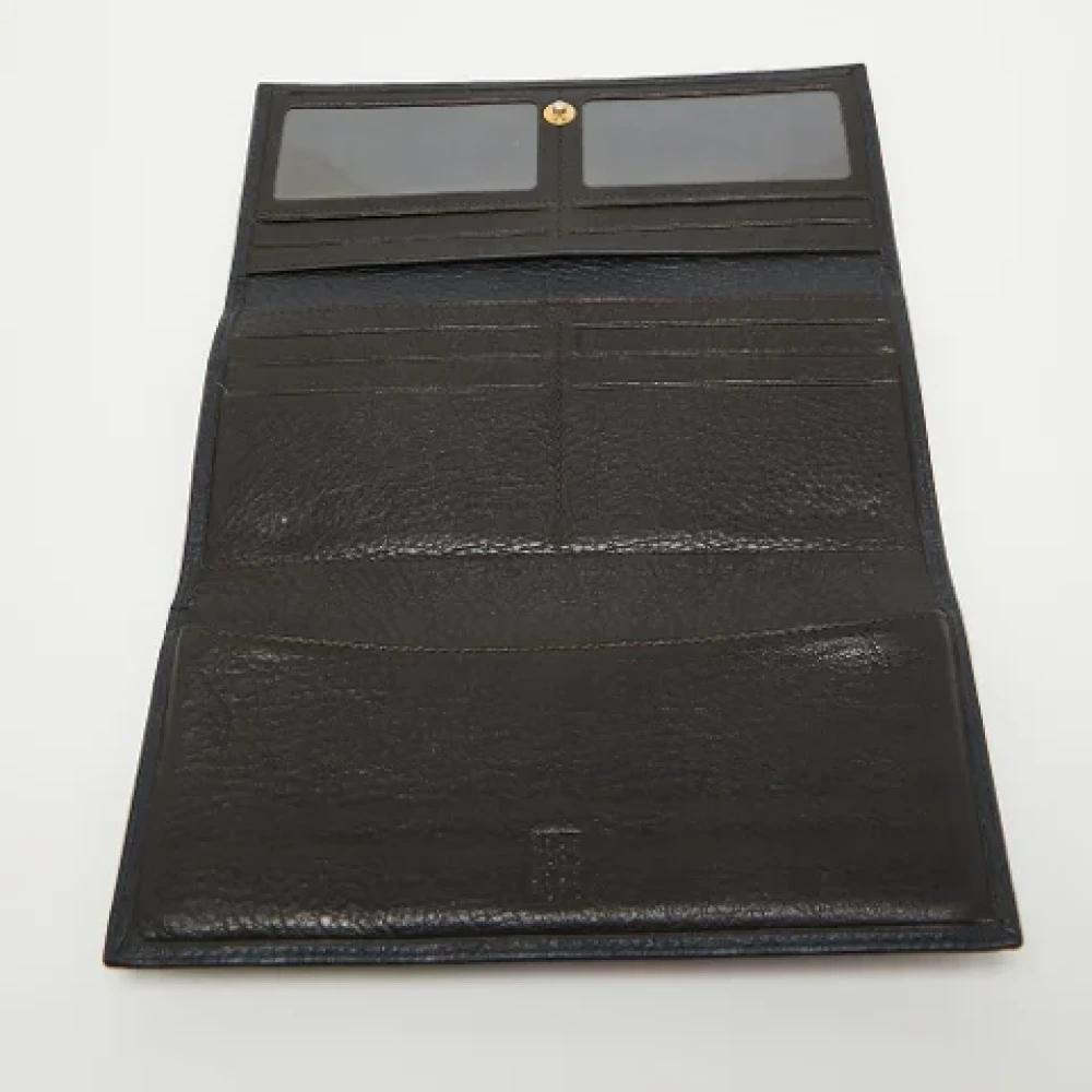 Carolina Herrera Pre-owned Leather wallets Blue Dames